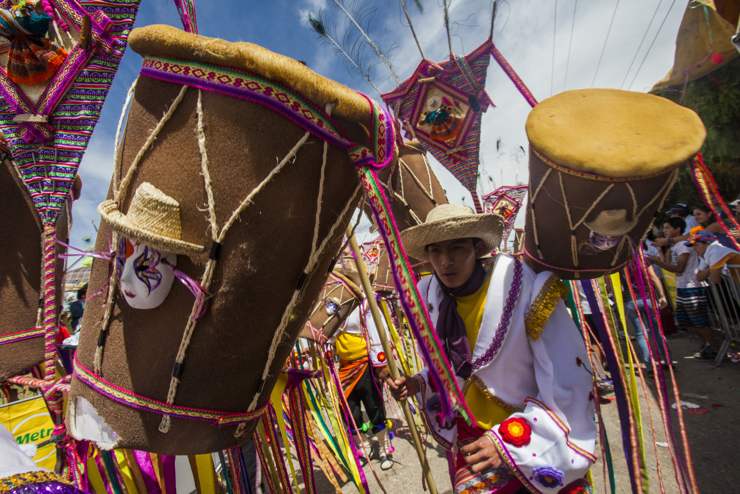Corso del carnaval de Cajamarca.